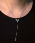 Heart Cross Lariat Necklace