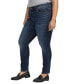 Фото #3 товара Plus Size Maya Mid Rise Skinny Leg Jeans