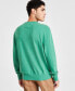 Фото #2 товара Men's Long Sleeve Crewneck Varsity T-Shirt, Created for Macy's