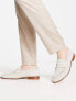 Фото #1 товара ASOS DESIGN loafers in stone suede with natural sole
