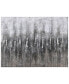 Фото #1 товара Gray Frequency Textured Metallic Hand Painted Wall Art by Martin Edwards, 30" x 40" x 1.5"