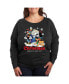 ფოტო #1 პროდუქტის Plus Size Disney Christmas Graphic Pullover T-shirt