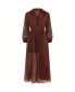 ფოტო #4 პროდუქტის Women's Balloon Sleeves Dress