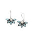 ფოტო #1 პროდუქტის Women's Flower Drop Earrings