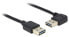 Delock 5m USB 2.0 A m/m 90° - 5 m - USB A - USB A - USB 2.0 - Male/Male - Black