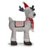 Decorative Figure Christmas Reindeer Red Grey 22 x 47 x 45 cm (4 Units)