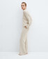 ფოტო #8 პროდუქტის Women's Straight Knitted Pants