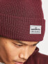 Columbia Lost Lager polyester knit beanie in burgundy