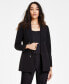 Фото #4 товара Women's Faux Double-Breasted Boyfriend Jacket, Created for Macy's