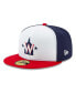Фото #1 товара Men's White Washington Nationals 2023 Little League classic 59FIFTY Fitted Hat