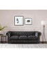 Фото #13 товара Alexandon Leather Chesterfield Tufted Sofa with Roll Arm