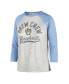 Women's Gray Milwaukee Brewers City Connect Retro Daze Ava Raglan 3/4-Sleeve T-shirt