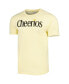 ფოტო #3 პროდუქტის Men's and Women's Yellow Distressed Cherrios Brass Tacks T-shirt