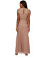 Фото #2 товара Women's 3D Embellished Blouson Gown