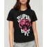 ფოტო #5 პროდუქტის SUPERDRY Indigo Workwear Cap Lo-Fi Rock Graphic Fitted short sleeve T-shirt