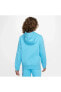 Фото #4 товара Толстовка Nike Sportswear Club Pullover Детская Синяя Sweatshirt CJ7861-468