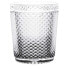 Glass Diamond Transparent Anthracite Glass 300 ml (6 Units)