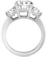 Certified Lab Grown Diamond Three Stone Engagement Ring (4 ct. t.w.) in 14k Gold
