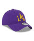 Men's Purple Los Angeles Lakers 2023/24 City Edition 9TWENTY Adjustable Hat