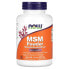 Фото #1 товара Витаминно-минеральный комплекс для мышц и суставов NOW MSM Powder, 8 унций (227 г)