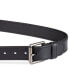 Фото #4 товара Men's Beveled-Edge Leather Belt