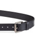 Men's Beveled-Edge Leather Belt