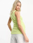 Фото #3 товара ASOS DESIGN Maternity knitted v neck vest top in green