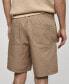 Фото #6 товара Men's Drawstring Bermuda Shorts