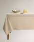 Scalloped tablecloth