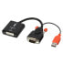 Фото #3 товара Lindy VGA to DVI-D Converter - 0.2 m - DVI-D - VGA (D-Sub) + USB - Female - Male - Nickel