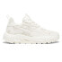 Фото #1 товара Puma RsTrck Nubuck Lace Up Mens Off White Sneakers Casual Shoes 39316601