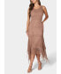 ფოტო #1 პროდუქტის Women's Crochet Fringe Resort Maxi Dress