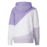 Puma Power Cat Hoodie Womens Purple, White Casual Outerwear 67619925