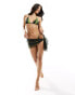 Фото #1 товара Candypants mini beach sarong in olive mesh