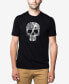 Фото #1 товара Men's Rock N Roll Skull Premium Blend Word Art T-shirt