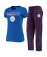 Фото #1 товара Пижама Concepts Sport Philadelphia 76ers Lodge T-shirt and Pants