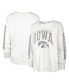 ფოტო #2 პროდუქტის Women's White Iowa Hawkeyes Statement SOA 3-Hit Long Sleeve T-shirt