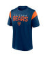 Фото #3 товара Men's Navy Chicago Bears Home Stretch Team T-shirt