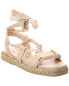 Max Mara Elide2 Leather Sandal Women's White 40