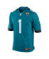 ფოტო #3 პროდუქტის Men's Travis Etienne Teal Jacksonville Jaguars Game Jersey