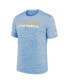 Фото #3 товара Men's Powder Blue Los Angeles Chargers Velocity Performance T-shirt
