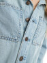 Фото #3 товара Levi's Iconic overall jumpsuit in light blue denim wash