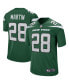 Men's Curtis Martin Gotham Green New York Jets Game Retired Player Jersey