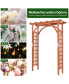 Фото #7 товара Деревянная арка Пергола Costway Premium для сада
