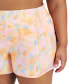 ფოტო #3 პროდუქტის Plus Size Dreamy Bubble Printed Running Shorts, Created for Macy's