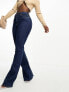 Фото #9 товара ASOS DESIGN Hourglass power stretch flare in dark blue