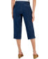 Фото #2 товара Women's Denim Comfort Capri Pants, Created for Macy's
