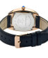 Women's Palermo Swiss Quartz Blue Leather Watch 35mm