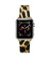 Unisex Leopard Patent Leather Replacement Band for Apple Watch, 42mm