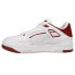 Puma Slipstream Lace Up Mens Burgundy, White Sneakers Casual Shoes 38854905